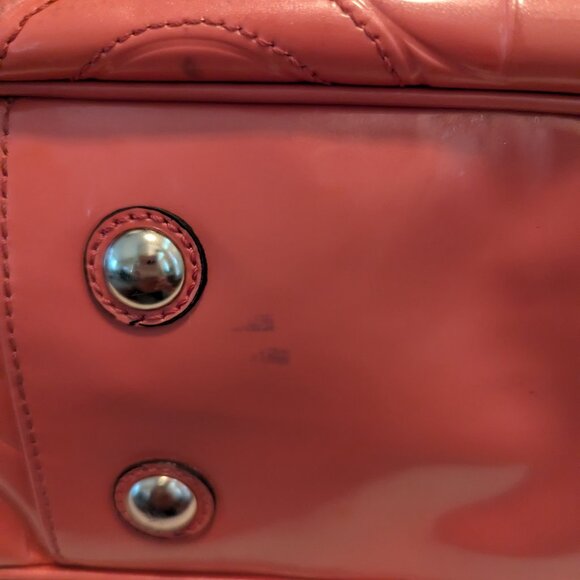 COACH PATENT LEATHER DIAPER BABY BAG MULTIFUNCTION TOTE 16977 - Picture 7 of 13